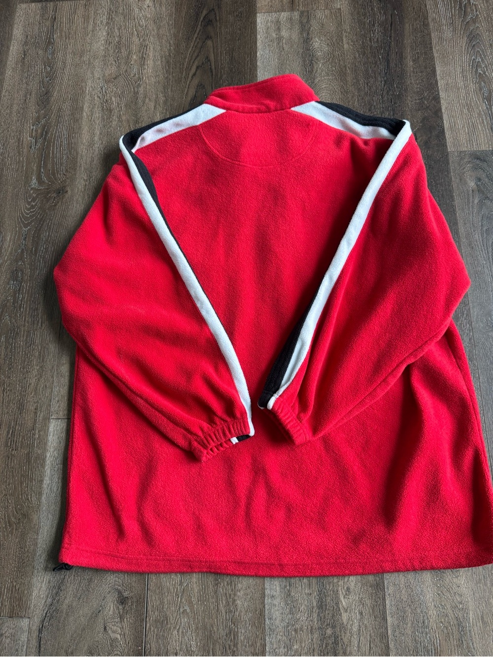 Men's Chiefs Red Quarter-Zip Fleece Pullover Size XXL - Picture 9 of 9